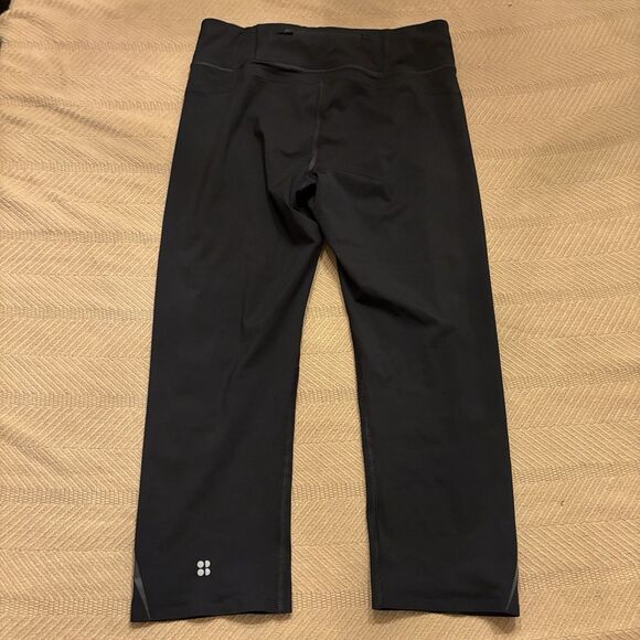 Sweaty Betty Leggings Womens Size Medium Black Cropped - Picture 6 of 7
